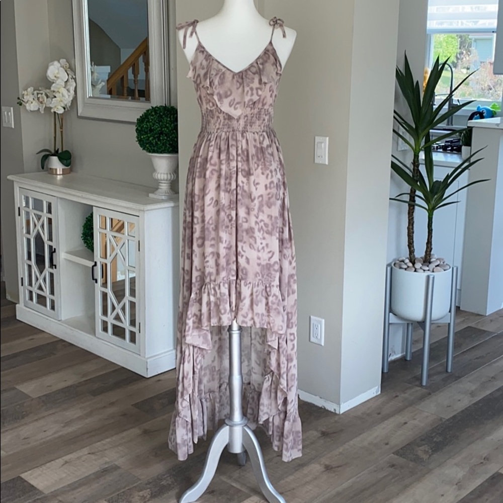 Guess hi low maxi dress